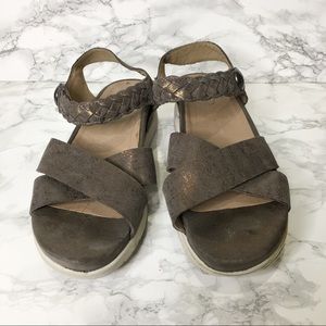 aetrex piper braided quarter strap